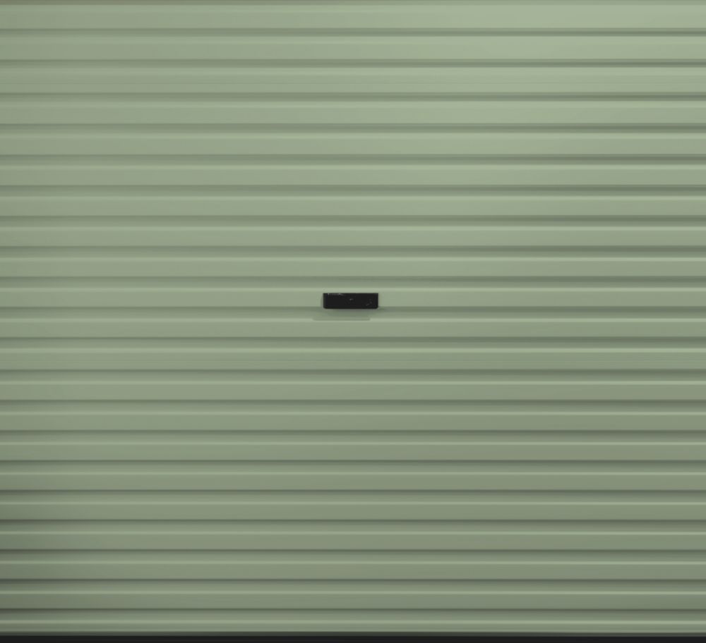 Image of Gliderol 7' 5" x 7' Non-Insulated Steel Roller Garage Door Chartwell Green 