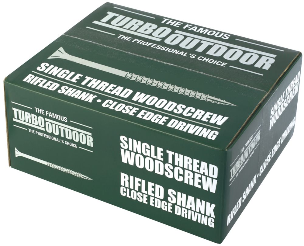 Image of Turbo Outdoor PZ Double-Countersunk Trade Pack 1000 Pcs 