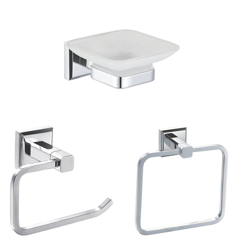 Image of Aqualux Goodwood Cloakroom 3 Piece Set 