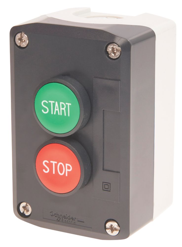 Image of Schneider Electric XALD215 Double Pole Flush Push-Button Complete Control Station NO/NC 