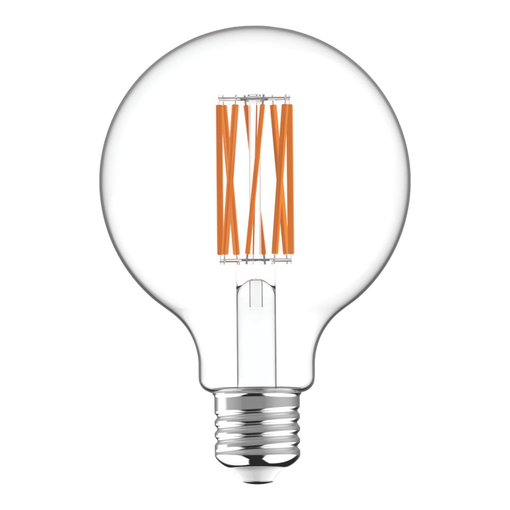 Image of LAP ES G95 LED Virtual Filament Light Bulb 806lm 3.8W 