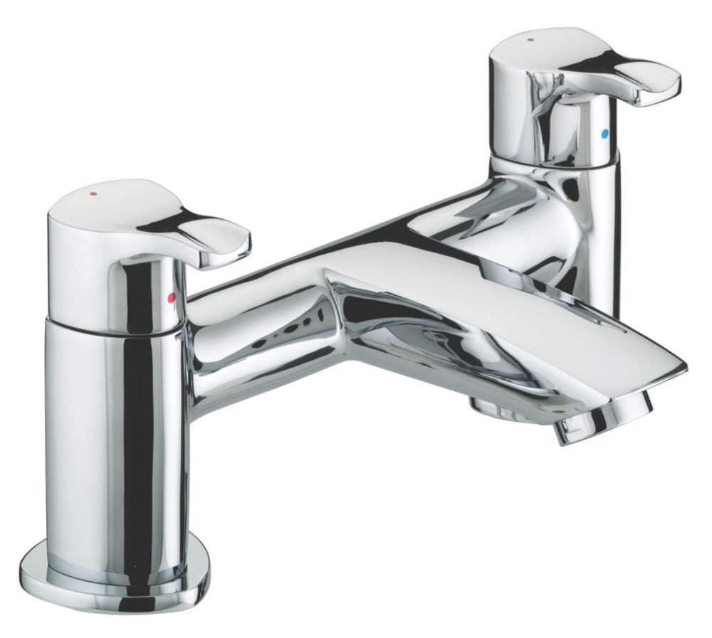 Image of Bristan Capri Deck-Mounted Bath Filler Tap Chrome 