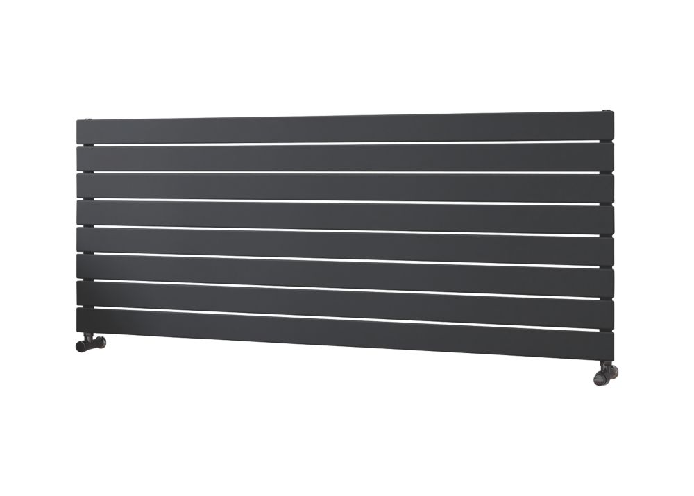 Image of Ximax Oceanus Designer Radiator 595mm x 1500mm Anthracite 3246BTU 