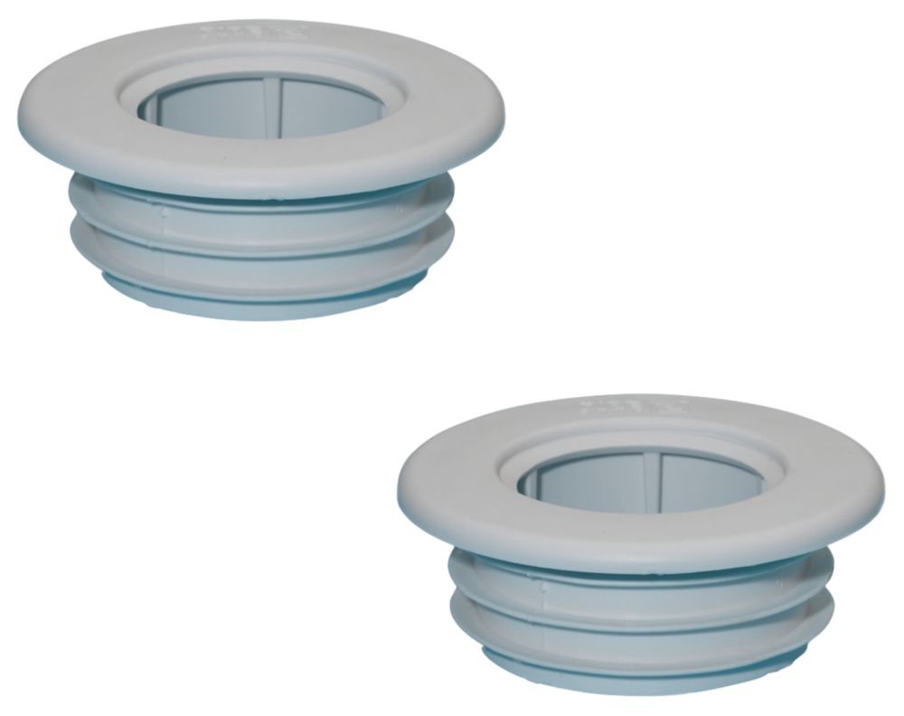Image of PipeSnug 32mm Cover White 2 Pack 