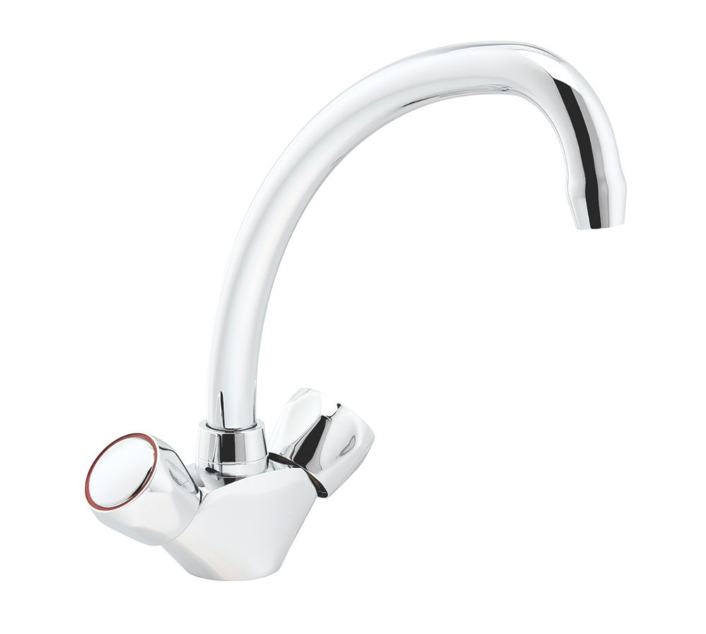 Image of Streame by Abode Aquant Dual Lever Mono Mixer Chrome 