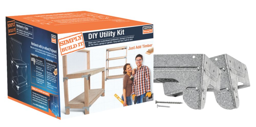 Image of Simpson Strong-Tie Workbench Kit Metallic Galvanised Steel x 