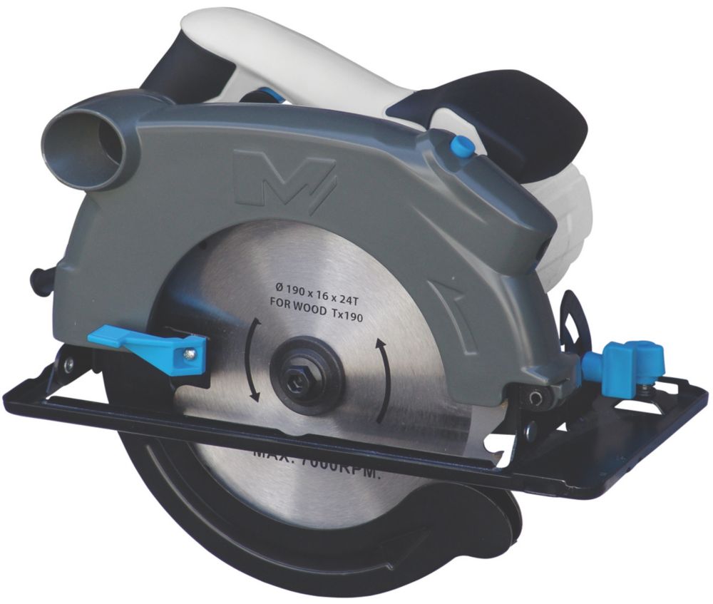 Image of Mac Allister MSCS1500 1500W 190mm Electric Circular Saw 220-240V 