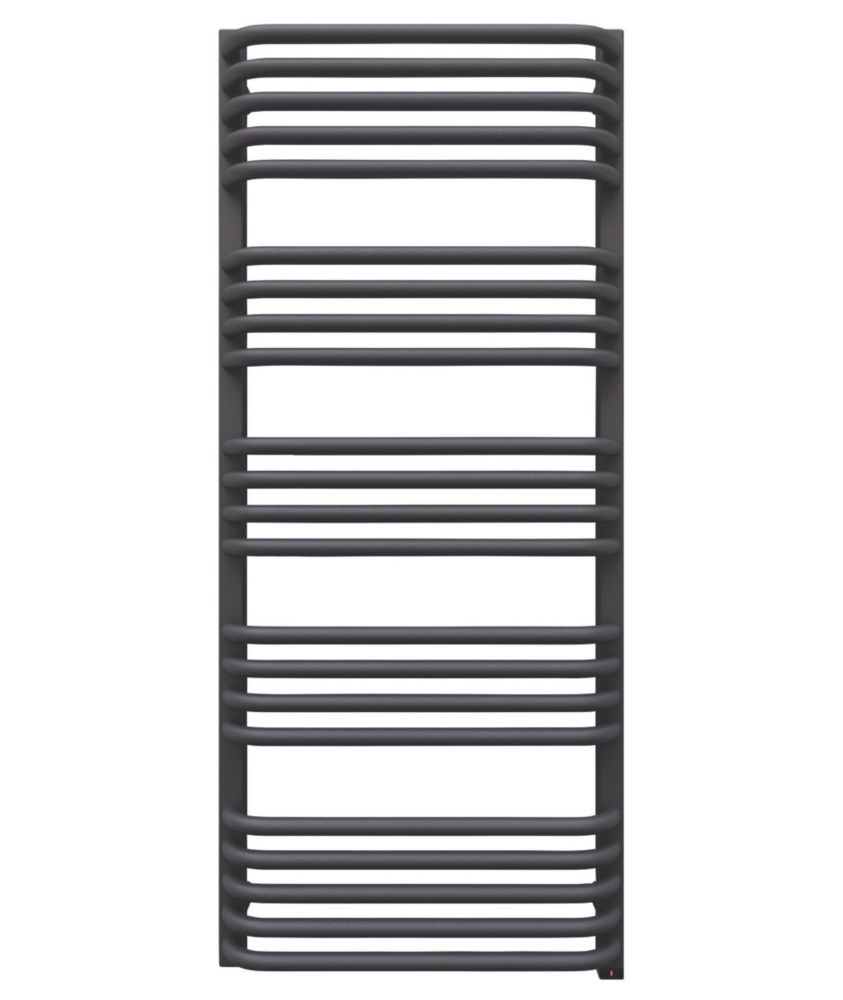 Image of Terma Alex One Electric Towel Rail 1140mm x 500mm Dark Grey 2046BTU 