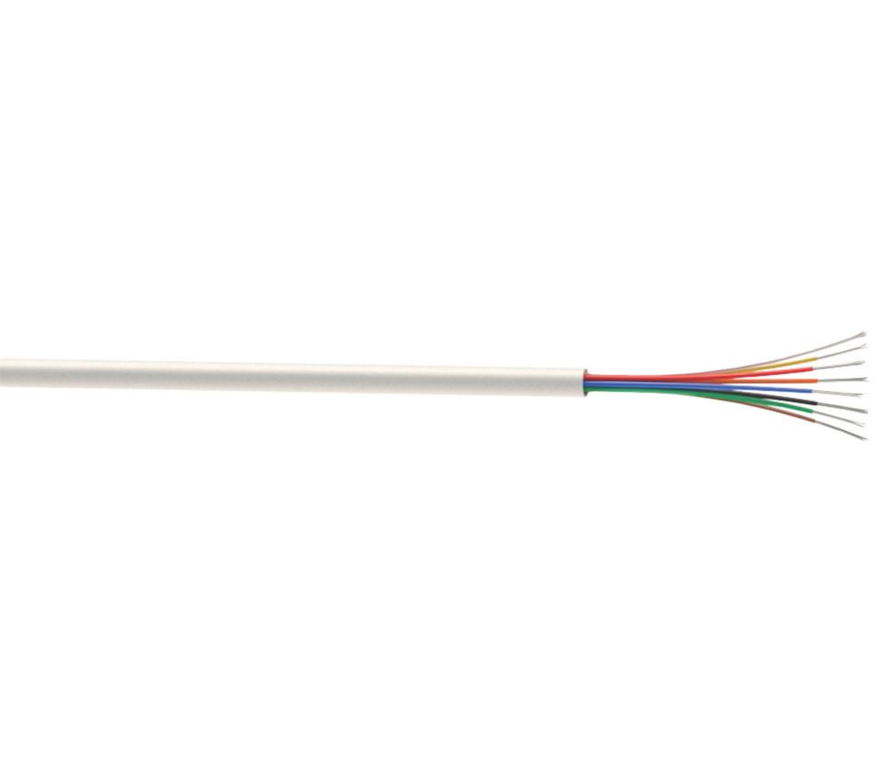 Image of Time White 8-Core Alarm Cable 25m Coil 