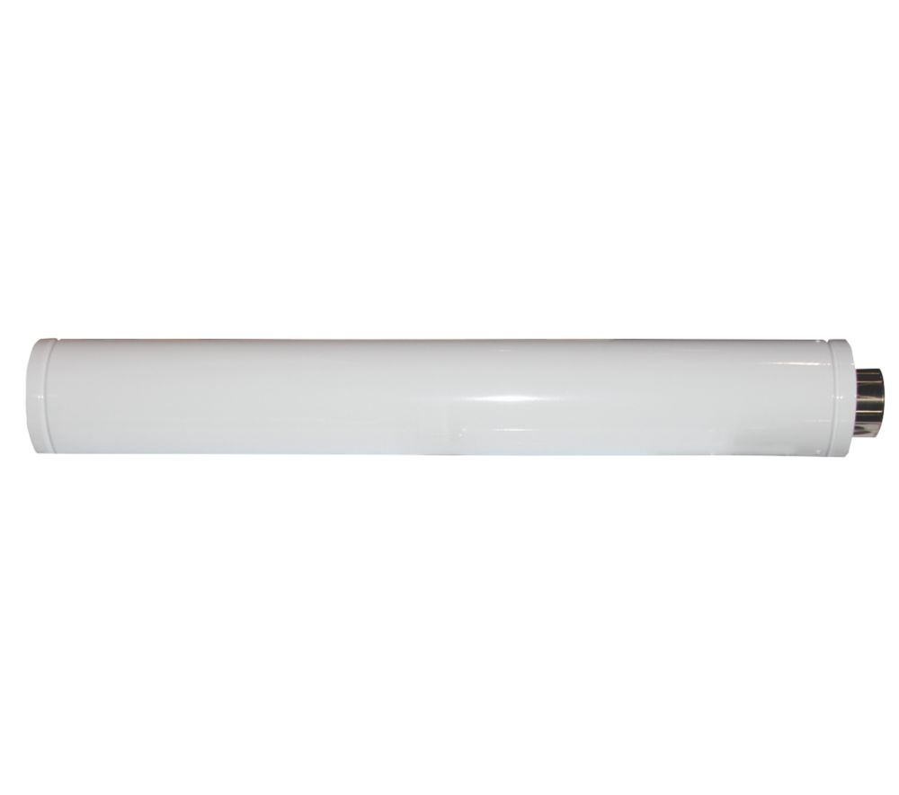 Image of Grant White Balanced Vertical Flue Extension 180mm x 950mm 