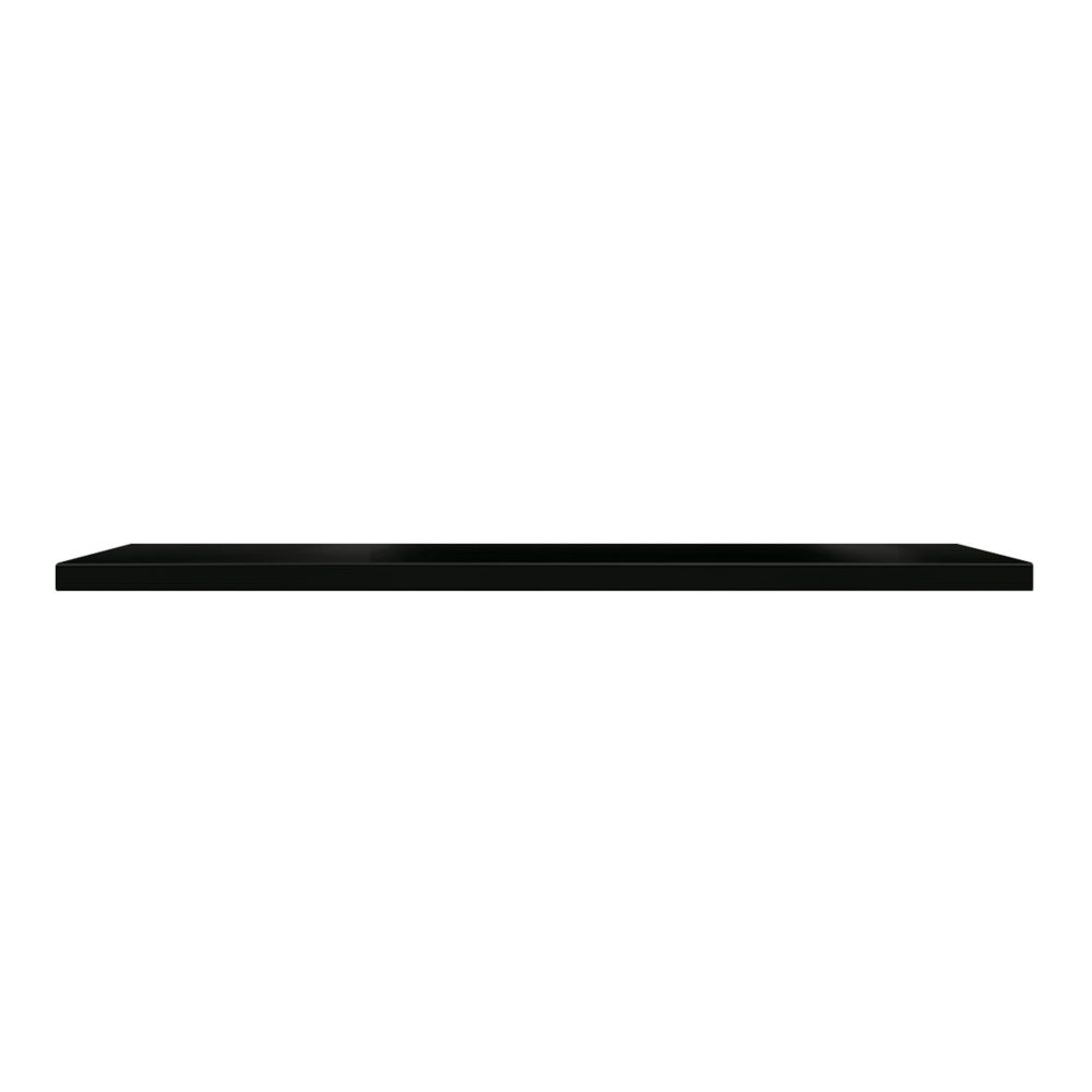 Image of RB UK Black Melamine Shelf 800mm x 250mm x 19mm 