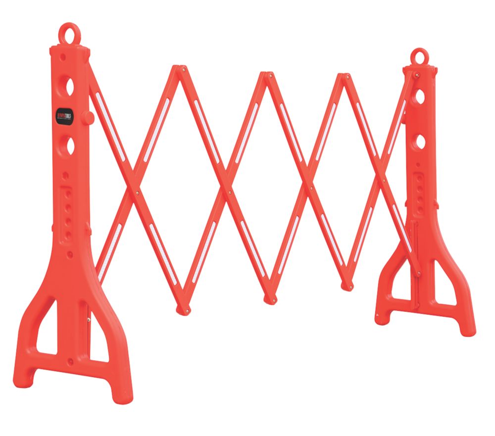 Image of Olympia Tools 90-820 Portable Safety Barrier Red 250-2500mm 
