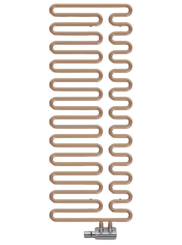 Image of Terma Swale Designer Towel Rail 1244mm x 465mm Copper 1747BTU 