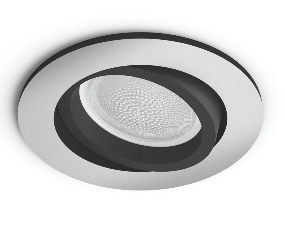 Image of Philips Hue Centura Adjustable Head LED Smart Recessed Downlight Aluminium 6W 350lm 