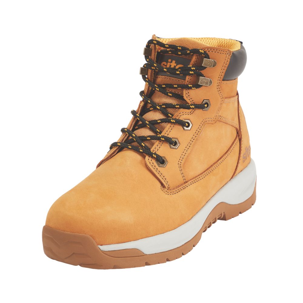 Image of Site Arenite Safety Boots Tan Size 8 