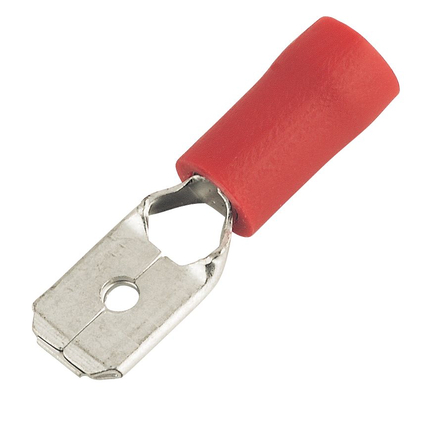 Image of Insulated Red 6.3mm Push-On 