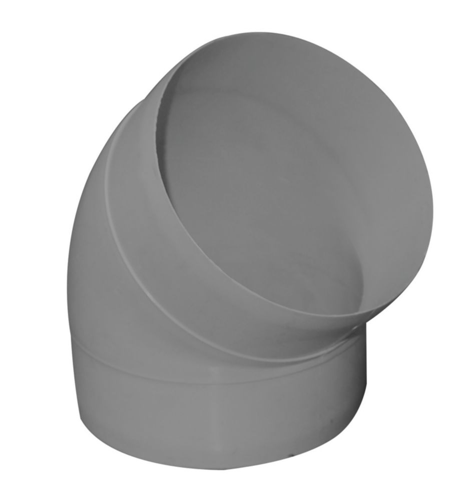 Image of Manrose 45Â° Round Bend White 125mm 