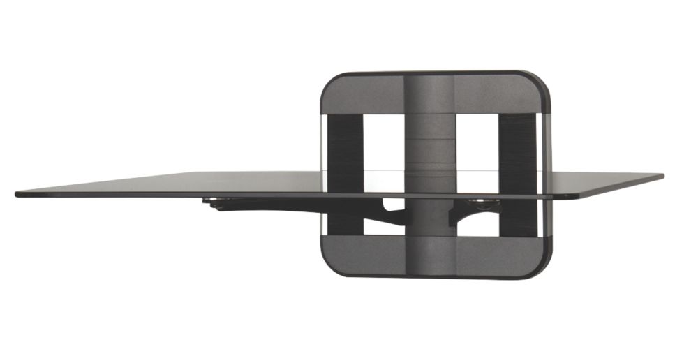 Image of AVF Unimax ZMS1100 1-Tier TV Accessory Shelf Black 