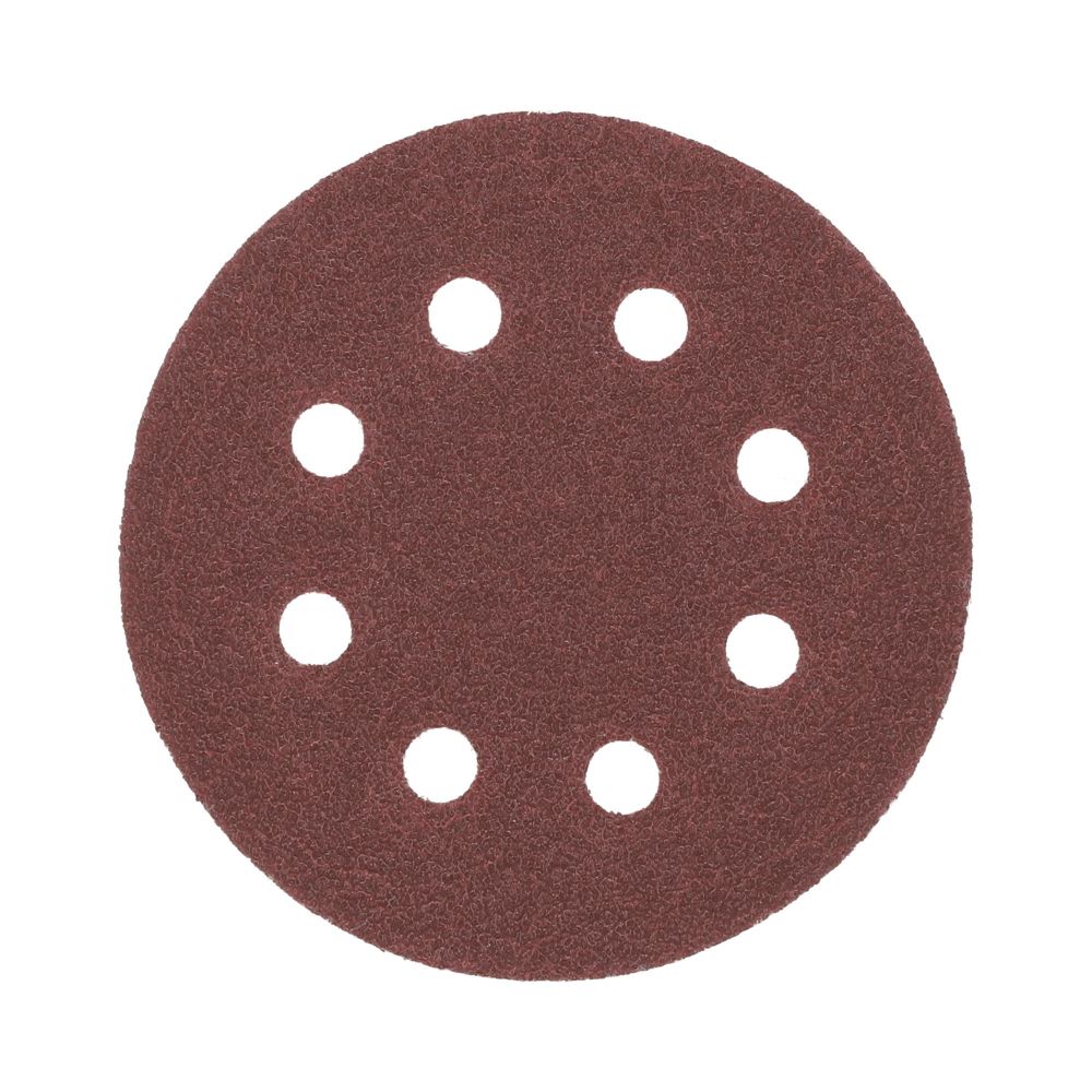 Image of Flexovit A203F Sanding Discs Punched 115mm 60 Grit 6 Pack 