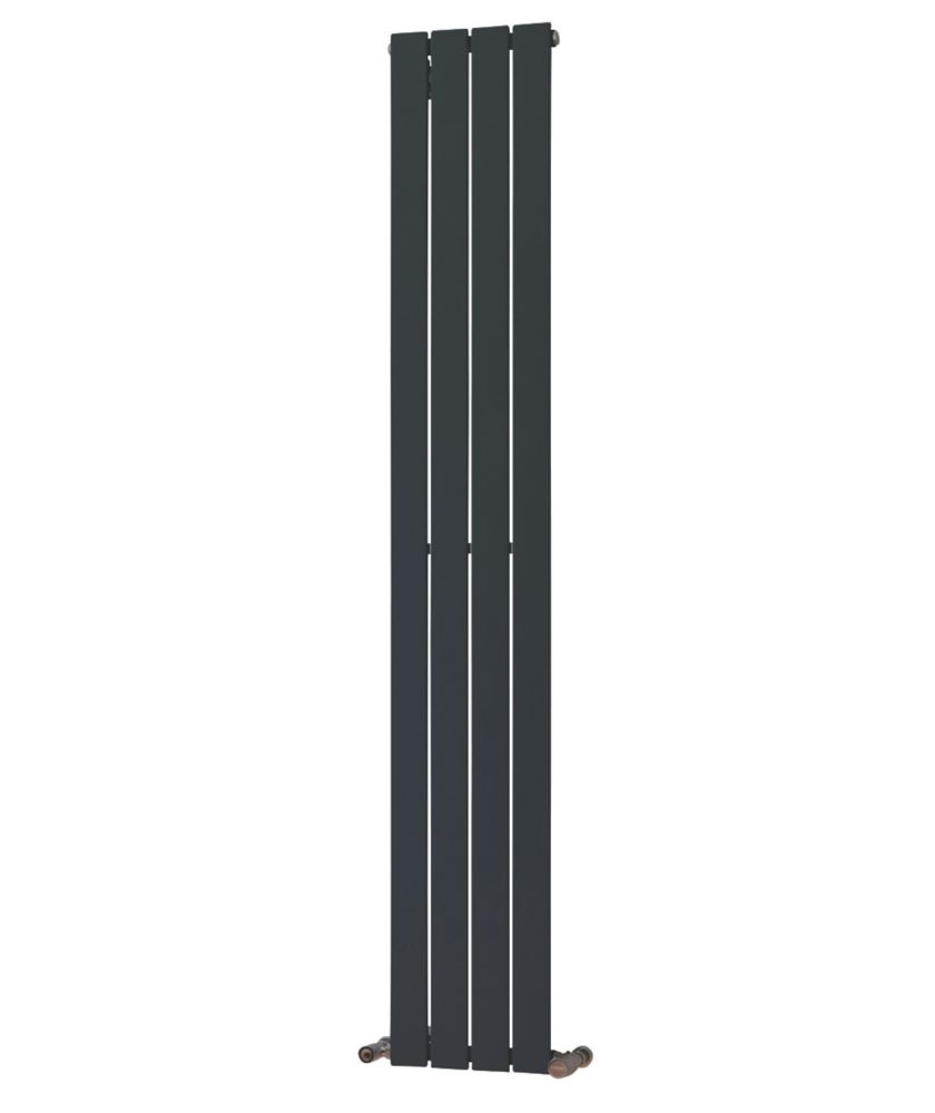 Image of Ximax Oceanus Horizontal or Vertical Designer Radiator 1800mm x 295mm Anthracite 