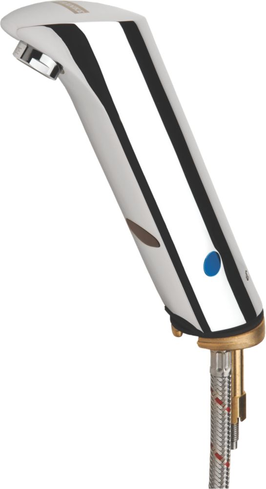 Image of Protronic-S Touch-Free Battery Powered Bathroom Basin Pillar Tap Chrome 