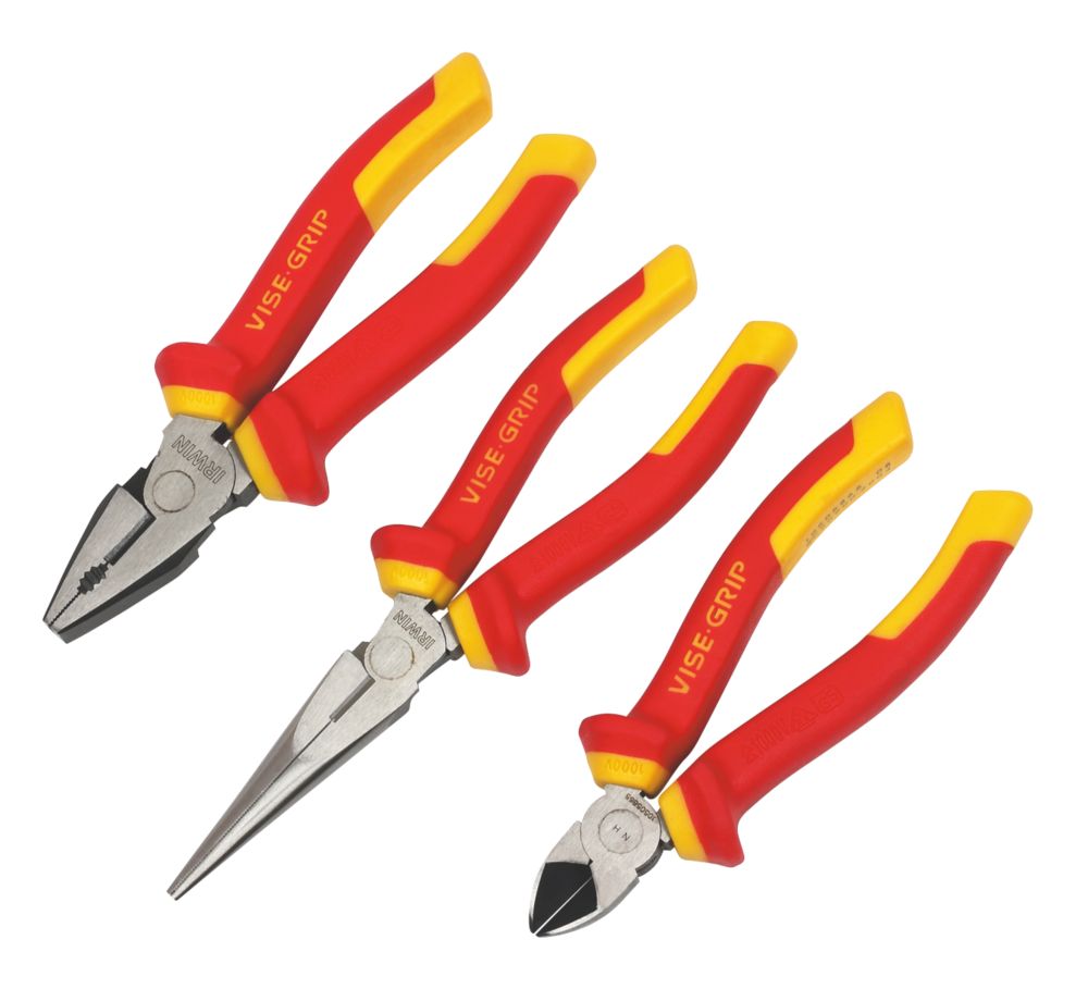 Image of Irwin Vise-Grip VDE Plier Set 3 Pcs 