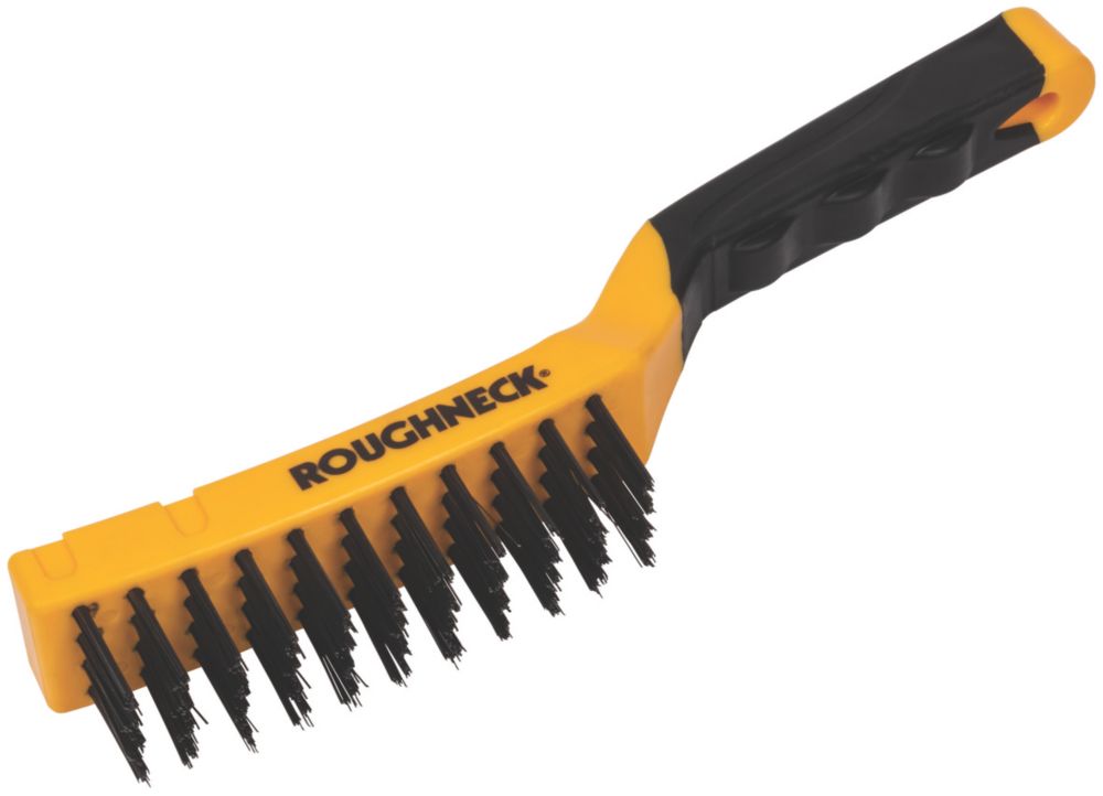 Image of Roughneck Soft-Grip Carbon Steel Wire Brush 