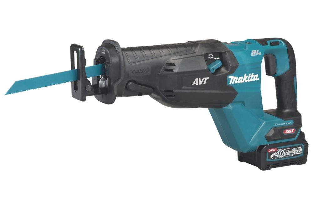 Image of Makita JR002GD201 40V 2 x 2.5Ah Li-Ion XGT Brushless Cordless Reciprocating Saw 