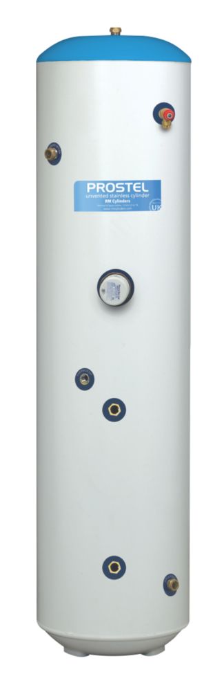 Image of RM Cylinders Prostel Indirect Slimline Unvented Hot Water Cylinder 60Ltr 