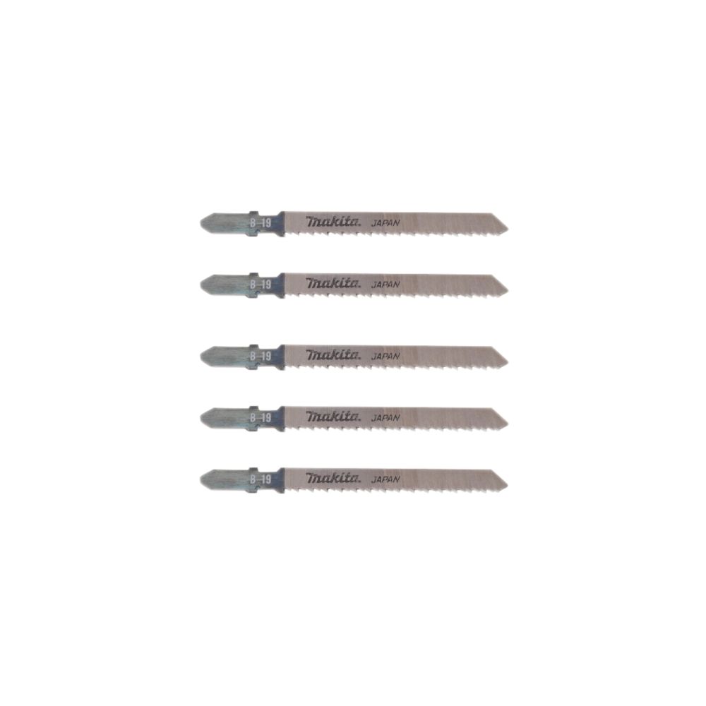 Image of Makita A-85715 Multi-Material B19 Jigsaw Blades 65mm 5 Pack 