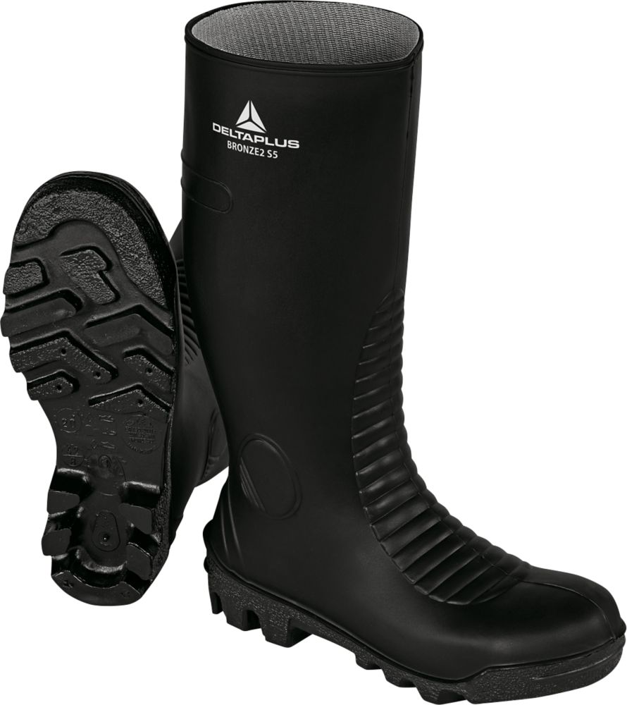 Image of Delta Plus BRONS2S5N Safety Wellies Black Size 11 