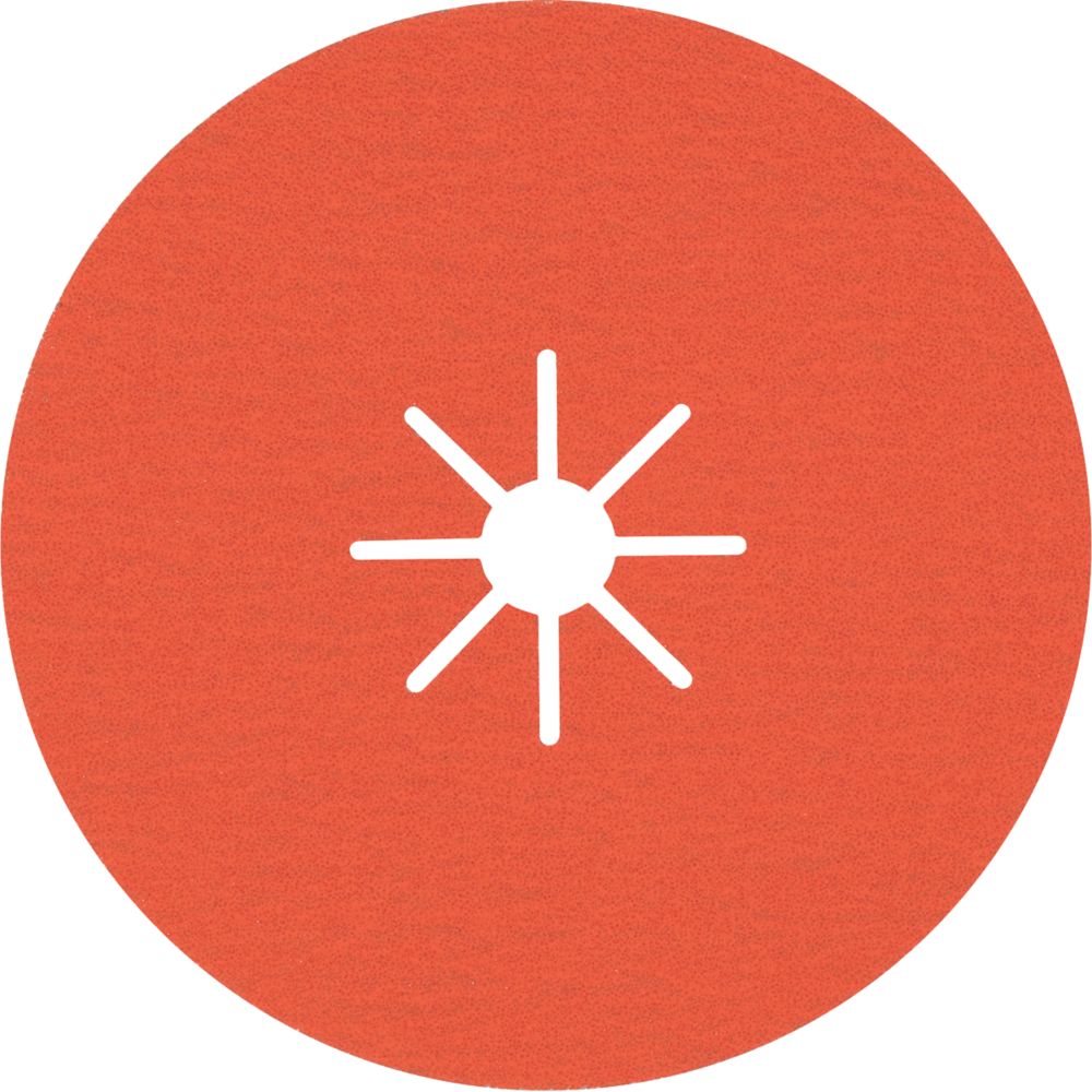 Image of Bosch Expert R782 Prisma Fibre Discs 180mm x 22.23mm 80 Grit 25 Pack 