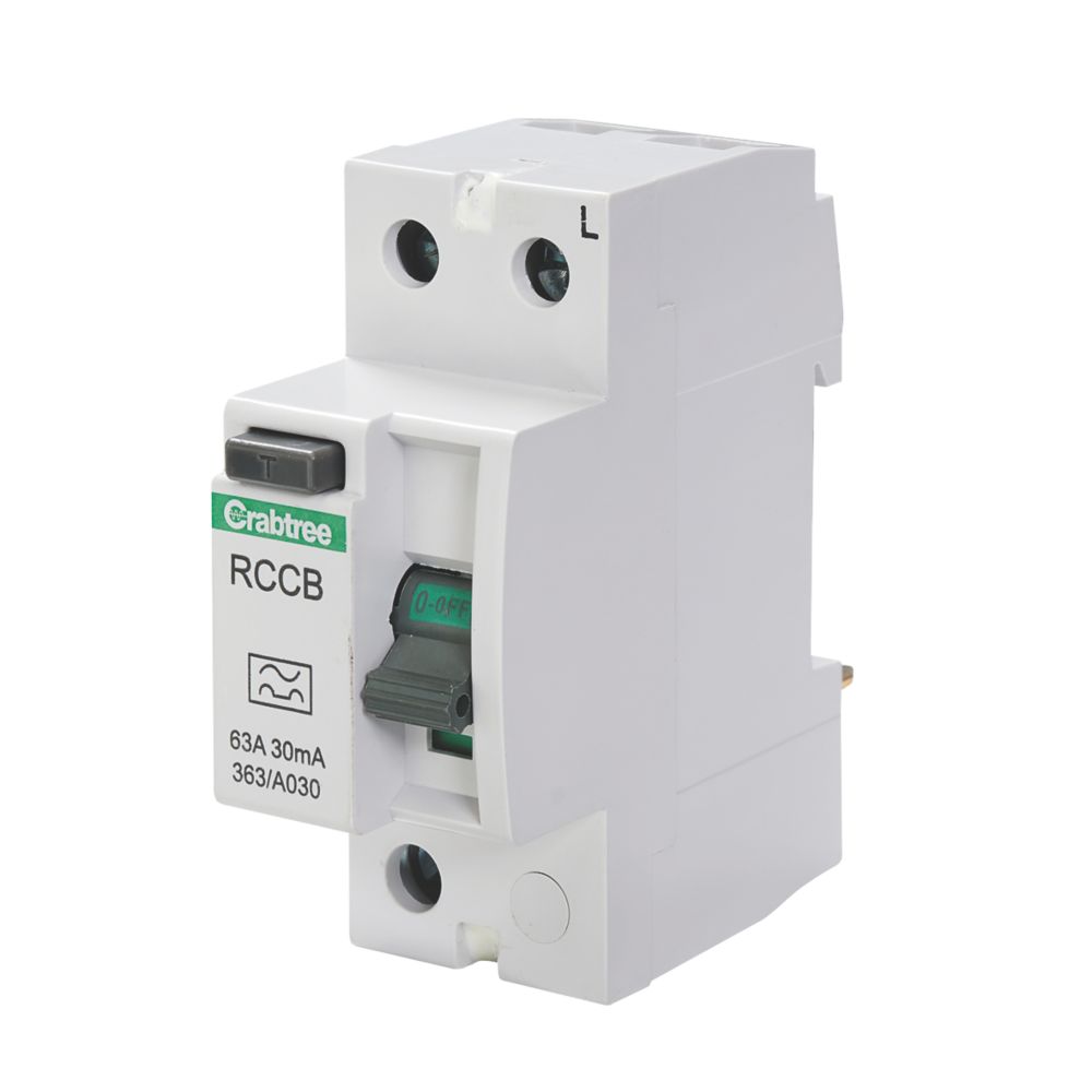 Image of Crabtree Starbreaker 63A 30mA DP Type A RCCB 