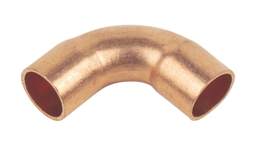 Image of Flomasta End Feed Equal 90Â° Elbows 8mm 2 Pack 