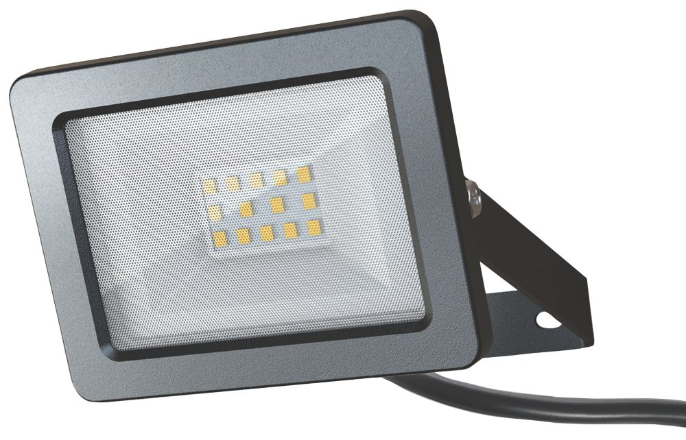 Image of LAP Weyburn Outdoor LED Floodlight Black 10W 1000lm 