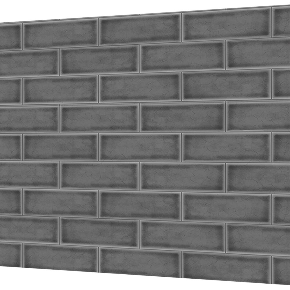 Image of Splashwall Grey Alloy Splashback 900mm x 800mm x 4mm 