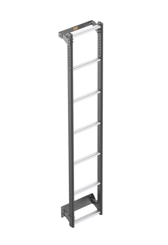 Image of Van Guard VGL7-04 Iveco Daily 2014 on 7-Treads ULTI Ladder Rear Door Ladder for H2, H3 1860mm 