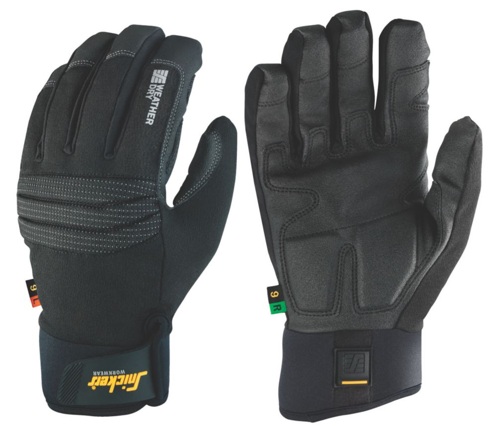 Image of Snickers Weather Dry Gloves Black Large 