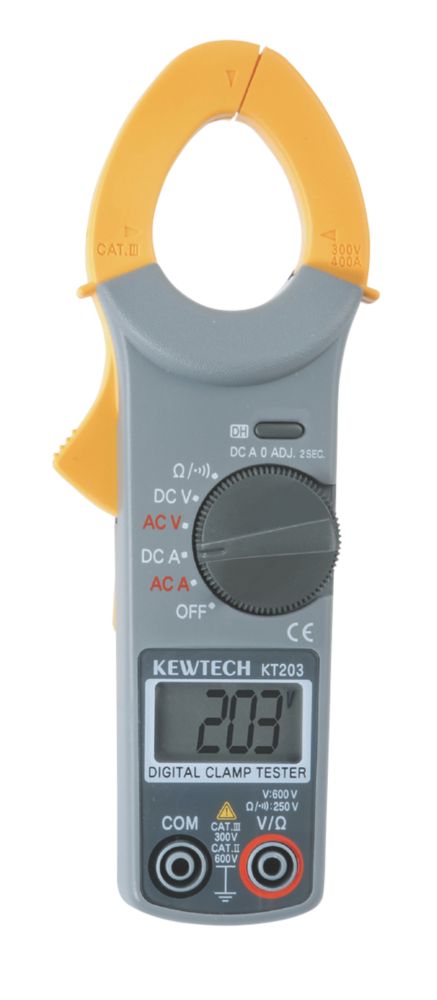 Image of Kewtech AC/DC Clamp Meter 400A 