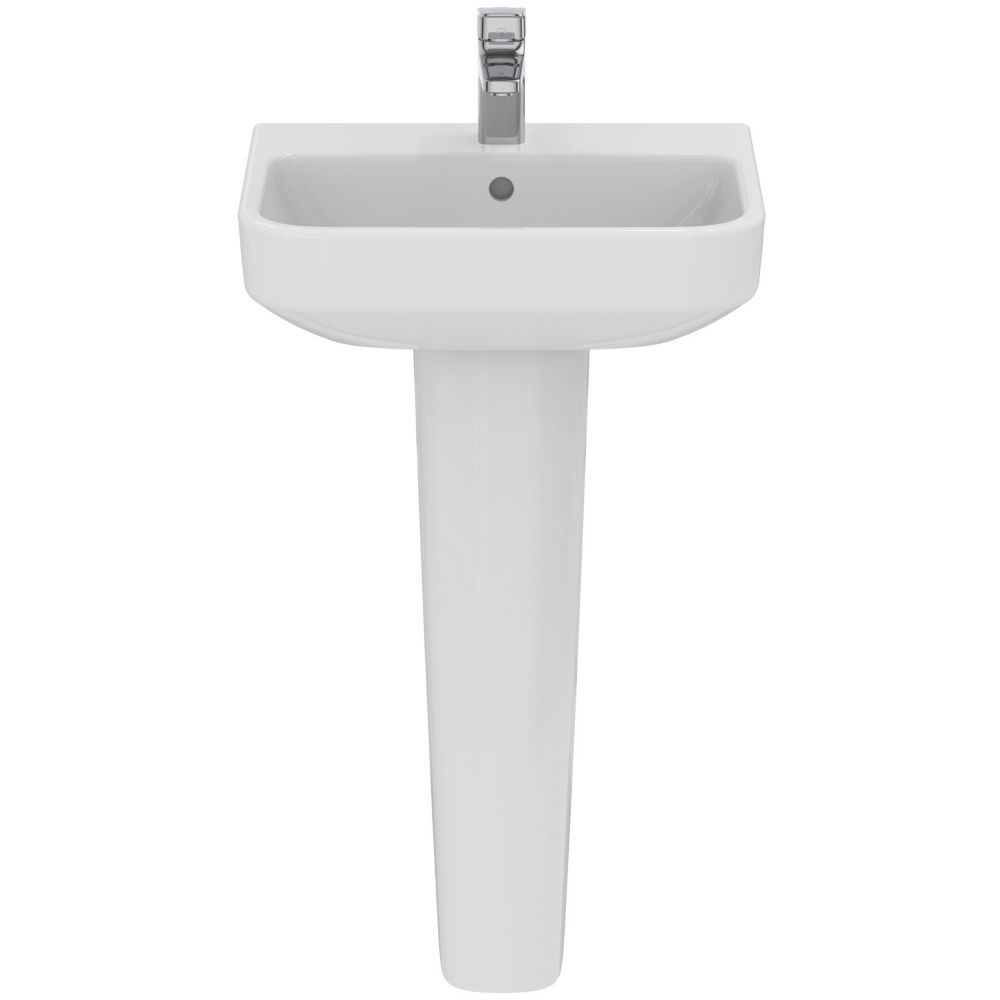 Image of Ideal Standard i.life S Washbasin & Pedestal 1 Tap Hole 500mm 
