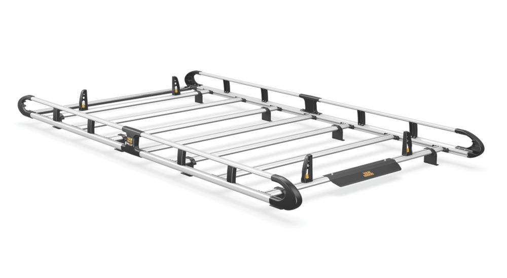 Image of Van Guard Renault Trafic 2001 - 2014 Roof Rack - 7-bar ULTIRack+ L2 H1 Tailgate 