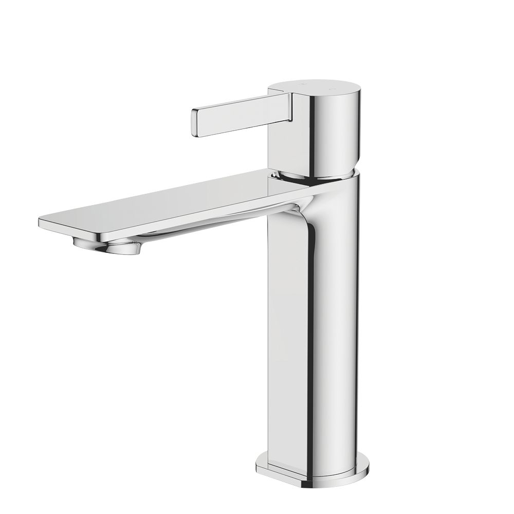 Image of Ultra Basin Mono Mixer Tap with Clicker Waste Chrome 
