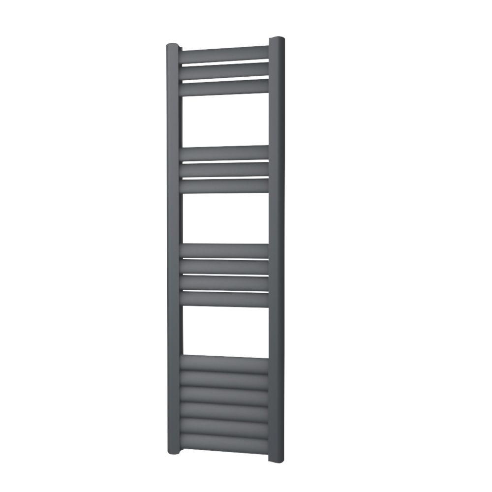 Image of Towelrads Eton Designer Towel Radiator 1000mm x 300mm Anthracite 931BTU 