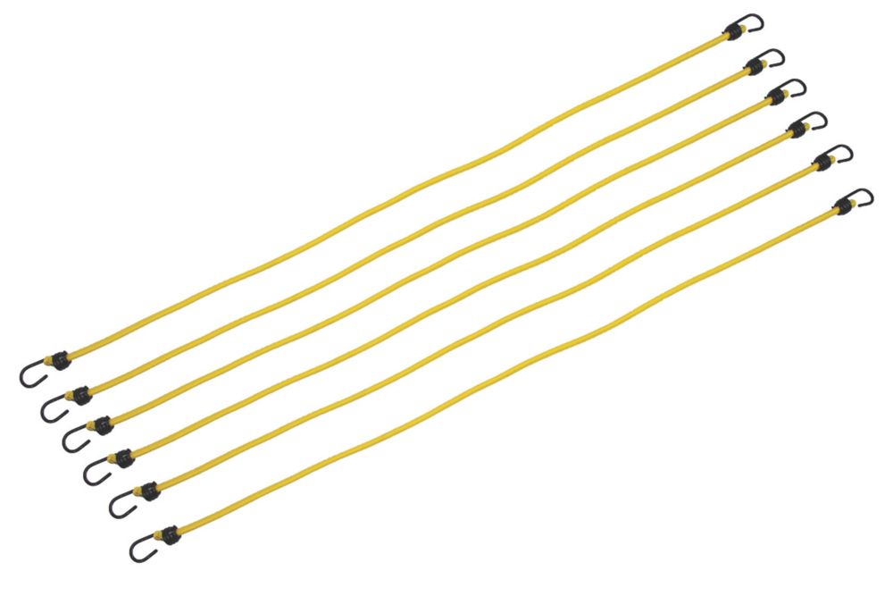 Image of Smith & Locke Bungee Cords 1200mm x 10mm 6 Pack 