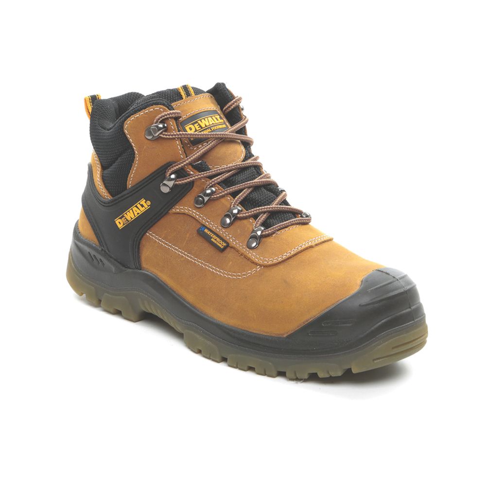 Image of DeWalt Phoenix Safety Boots Tan Size 12 