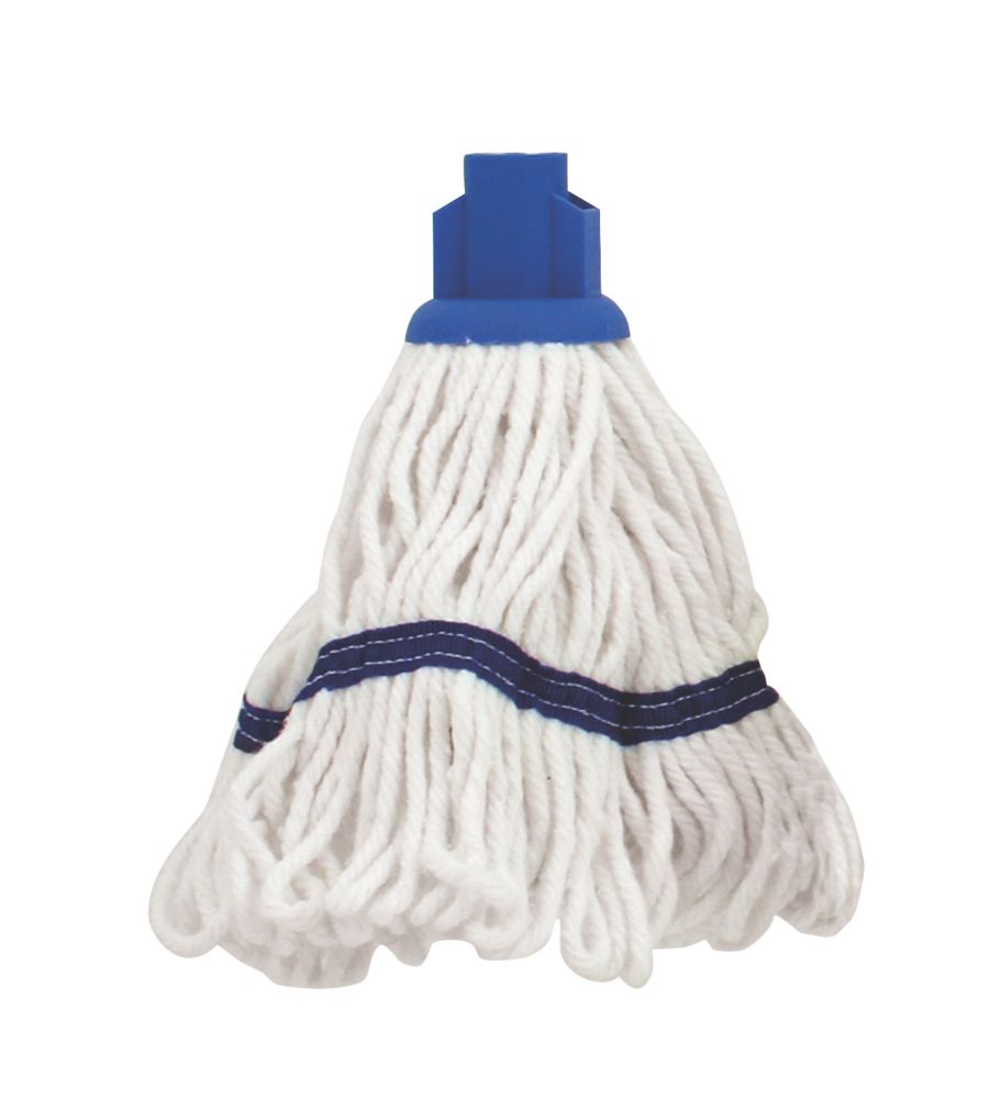 Image of Bentley SF/HR/BS.35/B Pure Yarn Cotton Mop Heads Blue 5 Pack 