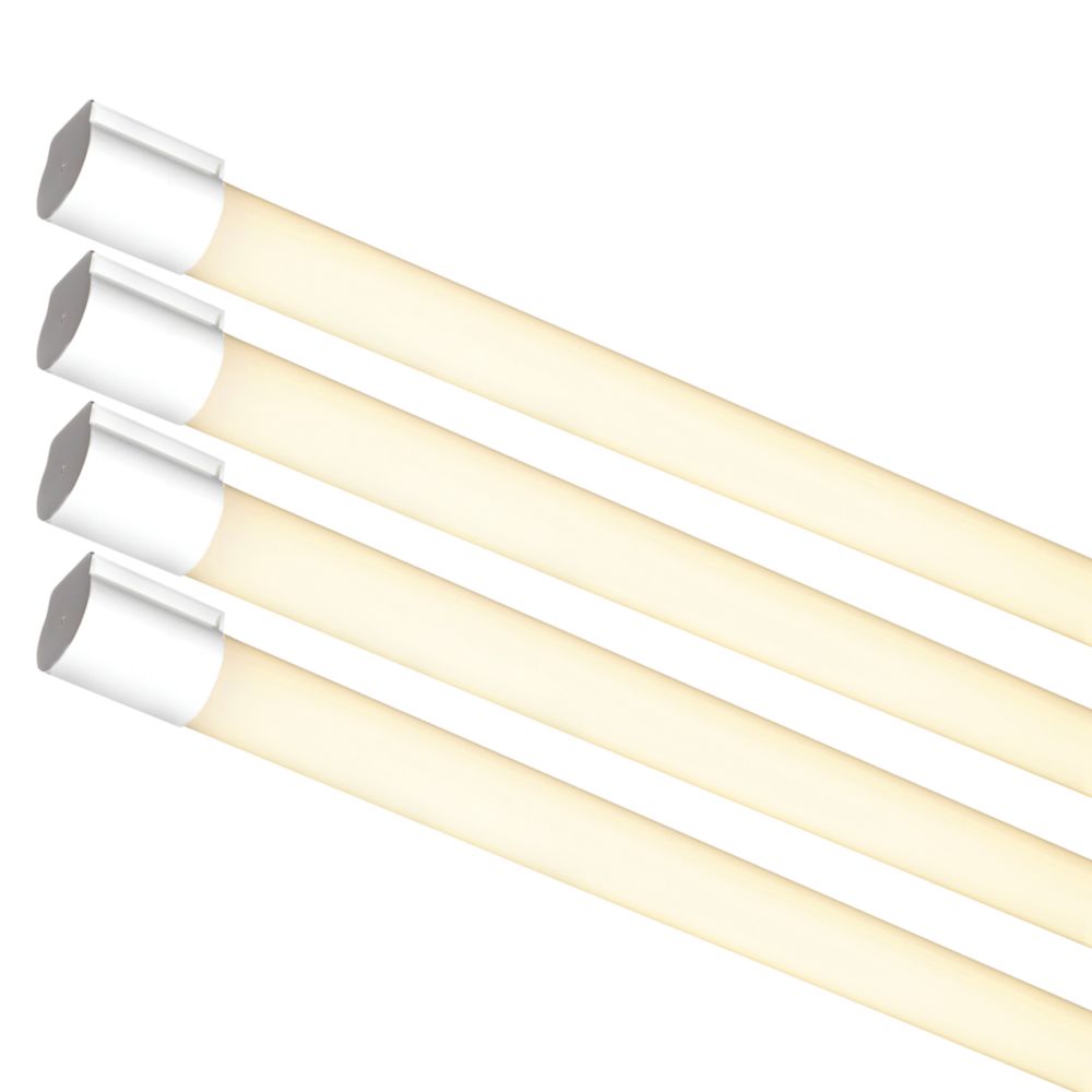 Image of 4lite Single 5' LED Non-Corrosive Batten 32W 4400lm 220-240V 4 Pack 