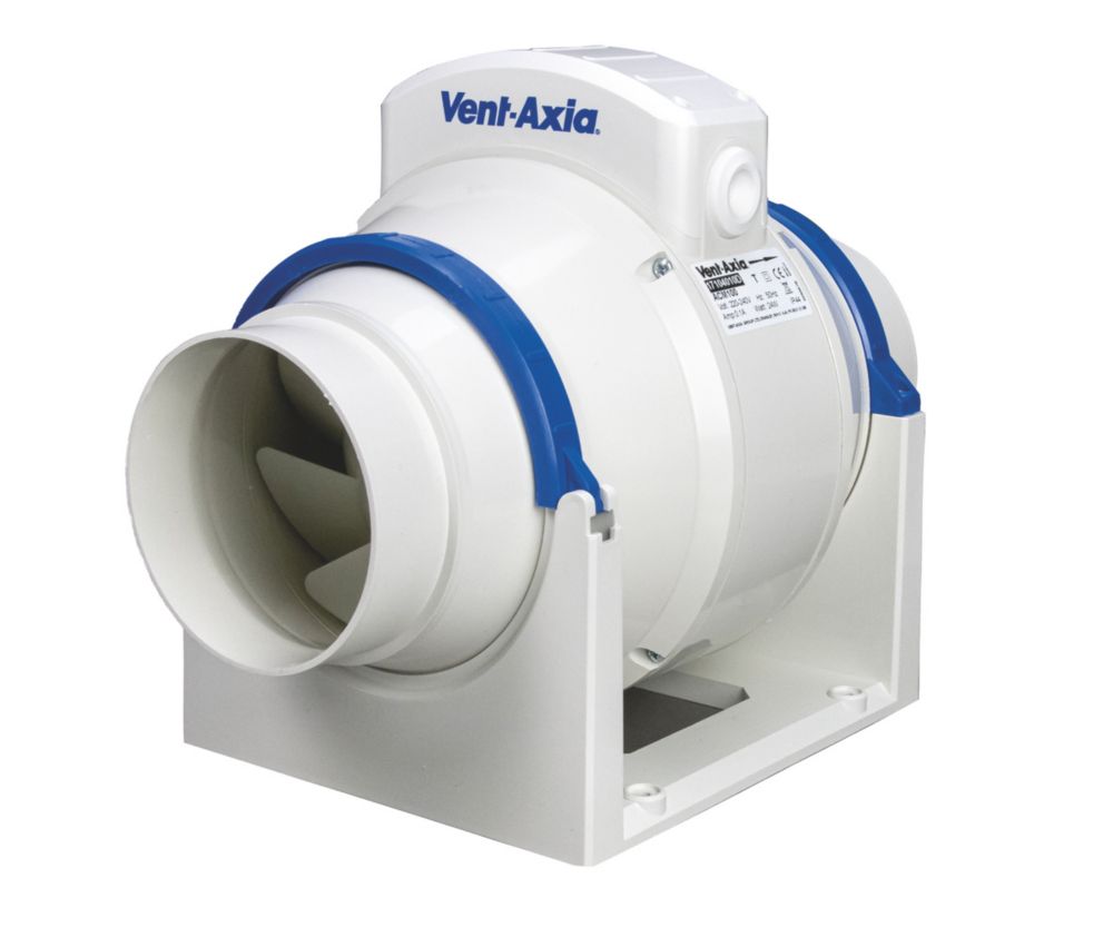 Image of Vent-Axia 17108020 5" Axial Inline Extractor Fan with Timer 220-240V 