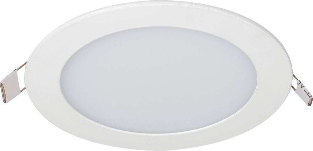 Image of Luceco ECO Circular Fixed LED Low Profile Slimline Downlight White 9W 720lm 