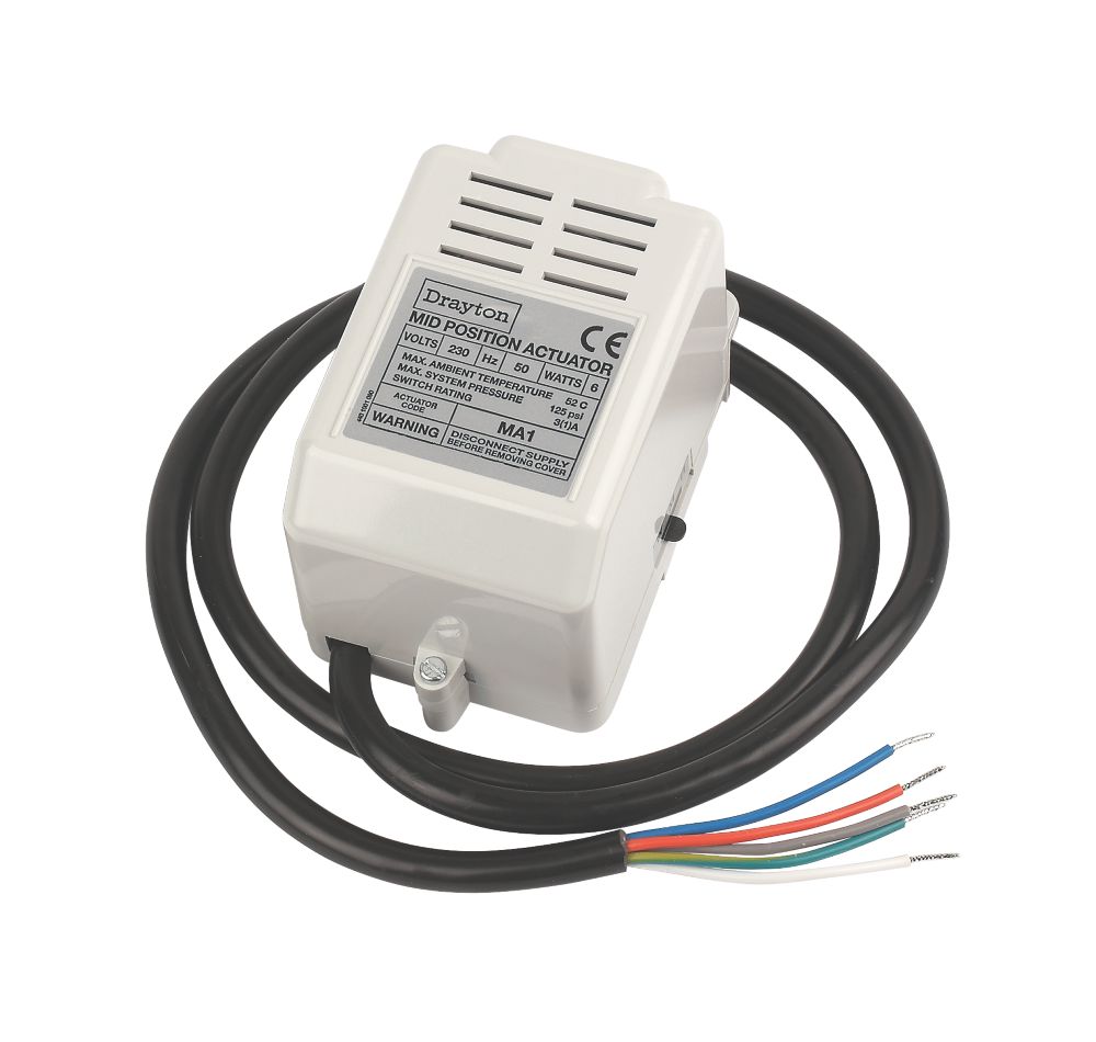 Image of Drayton 27651SX 3 Port Mid-Position Valve Actuator 